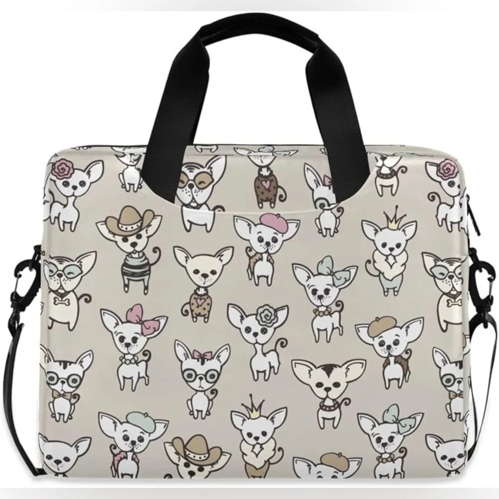 Cute Chihuahua 15.6” Laptop Case - Waterproof with Adjustable Strap - New